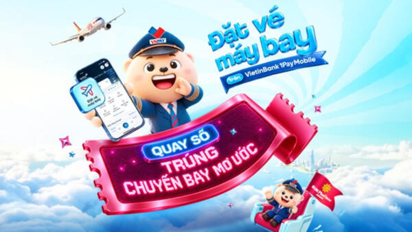 Đặt vé máy bay trên VietinBank iPay Mobile, cơ hội nhận vé khứ hồi Sun PhuQuoc Airways