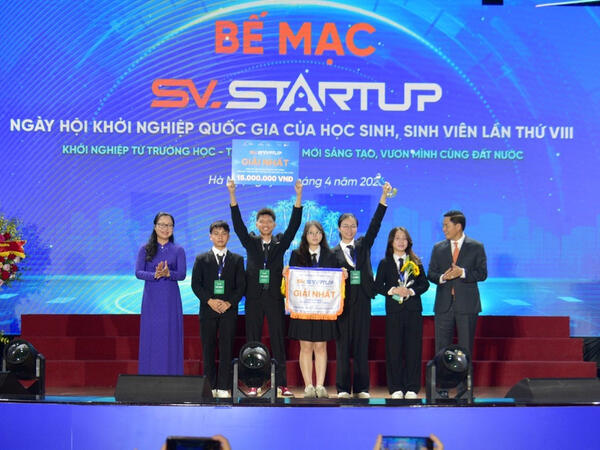 Phú Thọ có giải Nhất quốc gia Cuộc thi HS, SV với ý tưởng khởi nghiệp