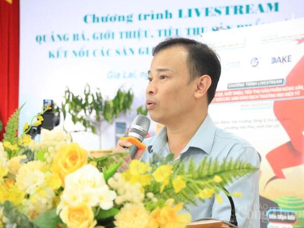Gia Lai: Livestream quảng bá nông sản, kết nối sàn thương mại điện tử