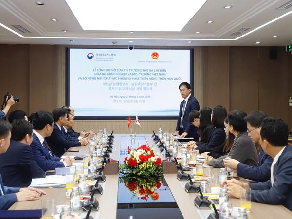 Thịt gà chế biến Việt Nam tăng cơ hội xuất khẩu sang thị trường Hàn Quốc