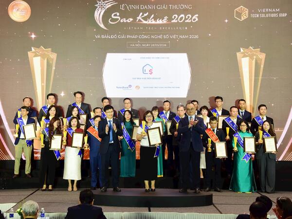 “Vay mua nhà trên kênh số” của VietinBank được vinh danh tại Sao Khuê 2026