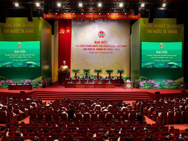 Agribank đồng hành cùng Đại hội đại biểu toàn quốc Hội Nông dân Việt Nam lần thứ IX, nhiệm kỳ 2026-2031