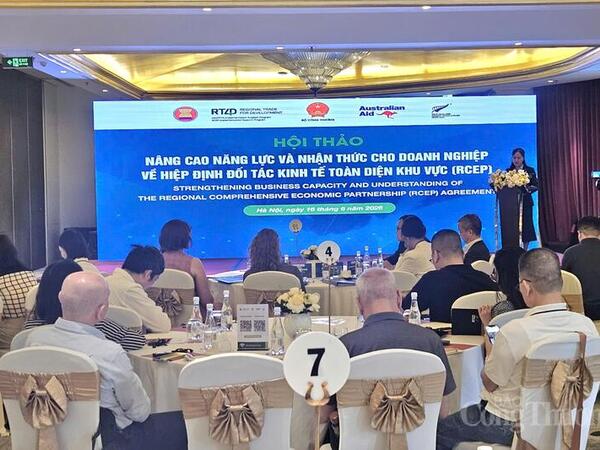 Nâng cao năng lực, tận dụng hiệu quả Hiệp định RCEP cho doanh nghiệp