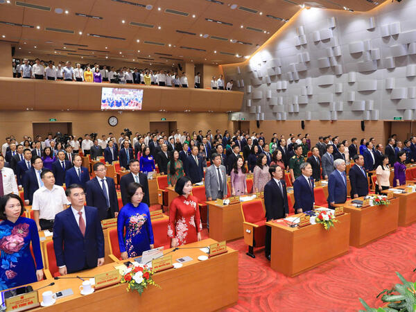 Khai mạc kỳ họp thứ năm, Hội đồng nhân dân thành phố Hà Nội khóa XVII
