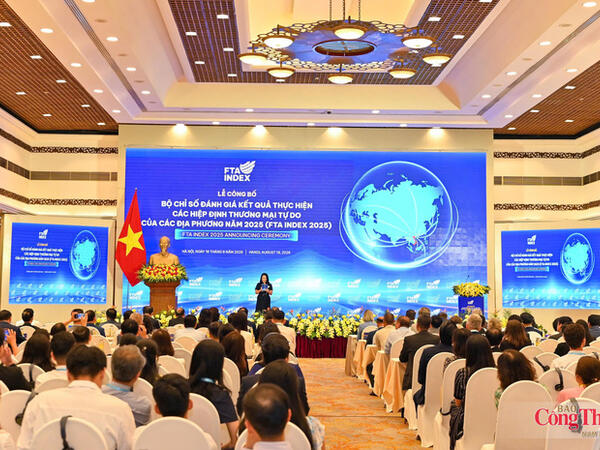Bộ Công Thương tổ chức Lễ công bố Bộ chỉ số đánh giá kết quả thực hiện các FTA (FTA Index 2025)