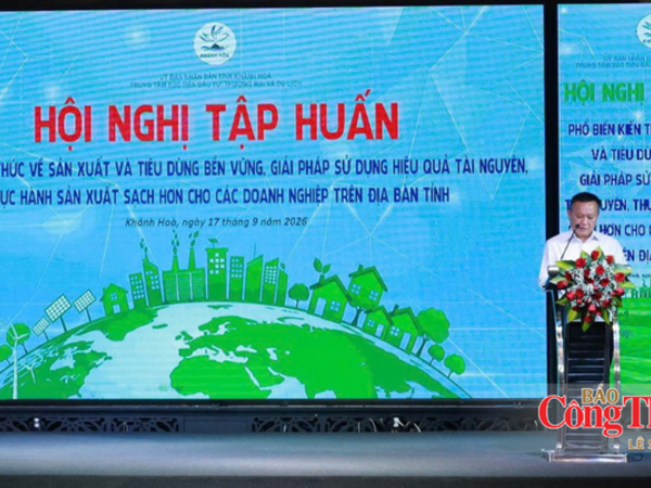 Khánh Hòa thúc đẩy sản xuất sạch hơn trong doanh nghiệp