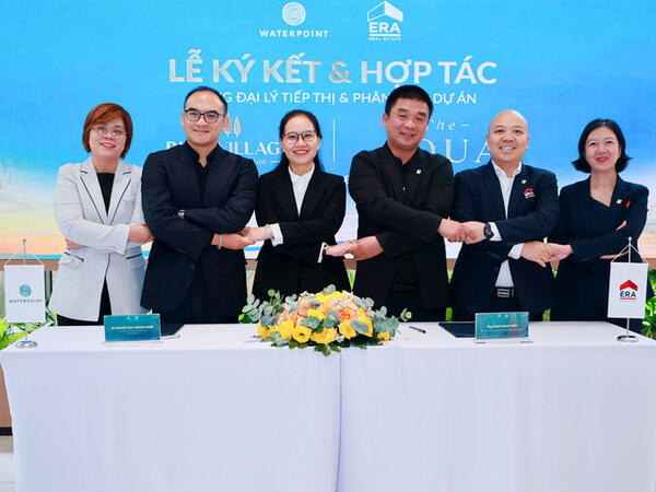 Nam Long hợp tác ERA Vietnam phân phối The Aqua & Park Village tại Waterpoint