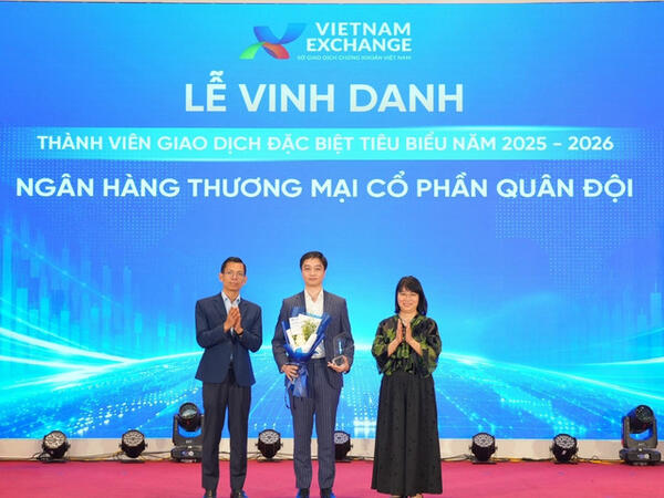 MB được vinh danh là thành viên giao dịch đặc biệt tiêu biểu trên thị trường trái phiếu