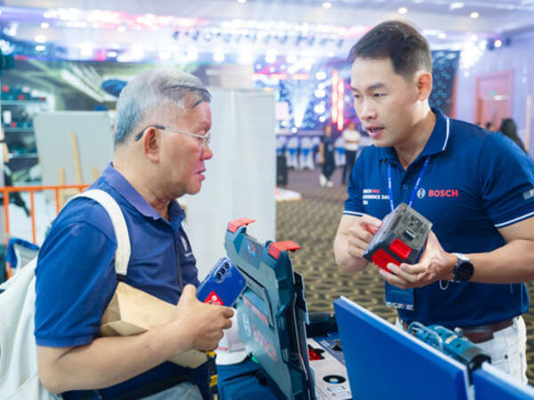 Bosch giới thiệu các giải pháp công nghệ giúp người dùng chuyên nghiệp làm việc hiệu quả hơn