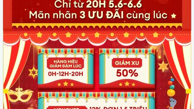 HOT hơn cả nhiệt độ mùa hè, Lazada tung loạt ưu đãi đậm sâu dịp 6.6
