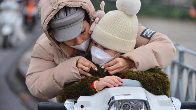 Hà Nội không mưa, trời rét đậm