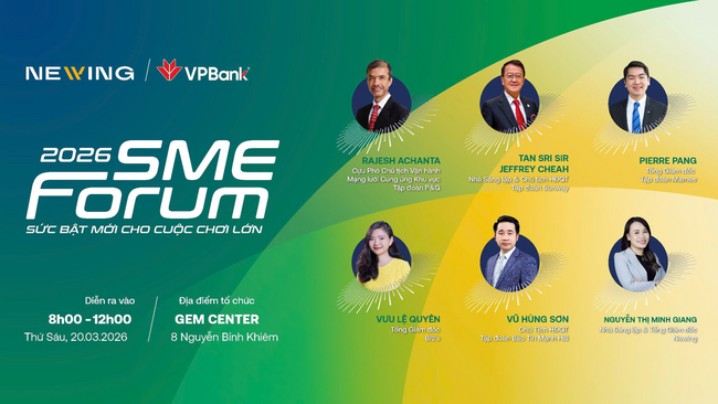 SME Forum 2026: VPBank SME khởi động diễn đàn tri thức giúp doanh nghiệp sản xuất tìm “động lực tăng trưởng mới”