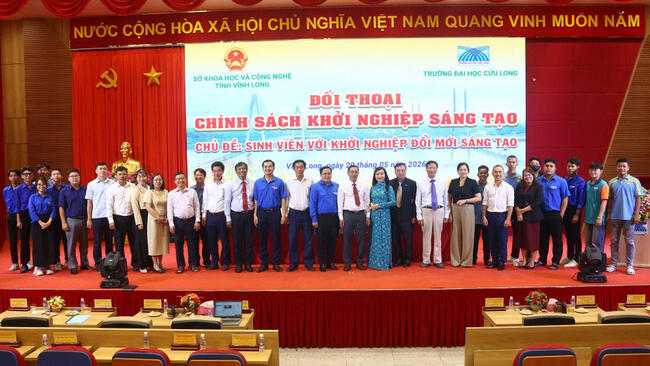 Vĩnh Long tổ chức đối thoại chính sách khởi nghiệp sáng tạo