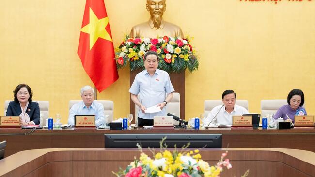 Ủy ban Thường vụ Quốc hội khai mạc phiên họp thứ 3