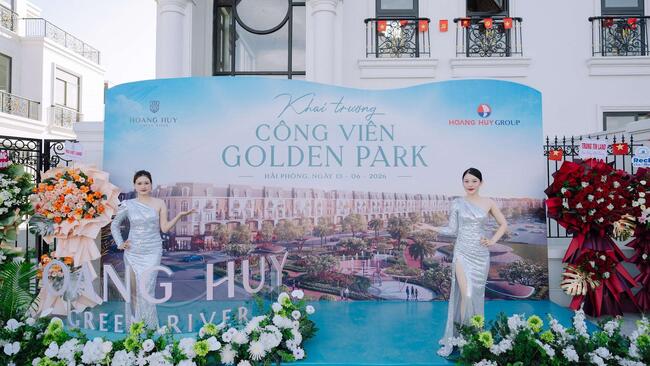 Hoàng Huy Green River khai trương công viên Golden Park, hiện thực hóa không gian sống xanh
