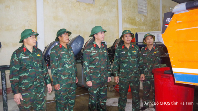Hà Tĩnh sẵn sàng quân số ứng phó thiên tai