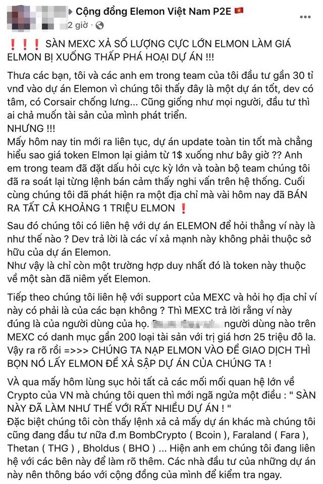 Drama cuối năm: Sàn giao dịch crypto bị nhà đầu tư Gamefi Việt tố thao túng giá trị đồng coin, thu lợi bất chính hàng chục tỷ  - Ảnh 3.