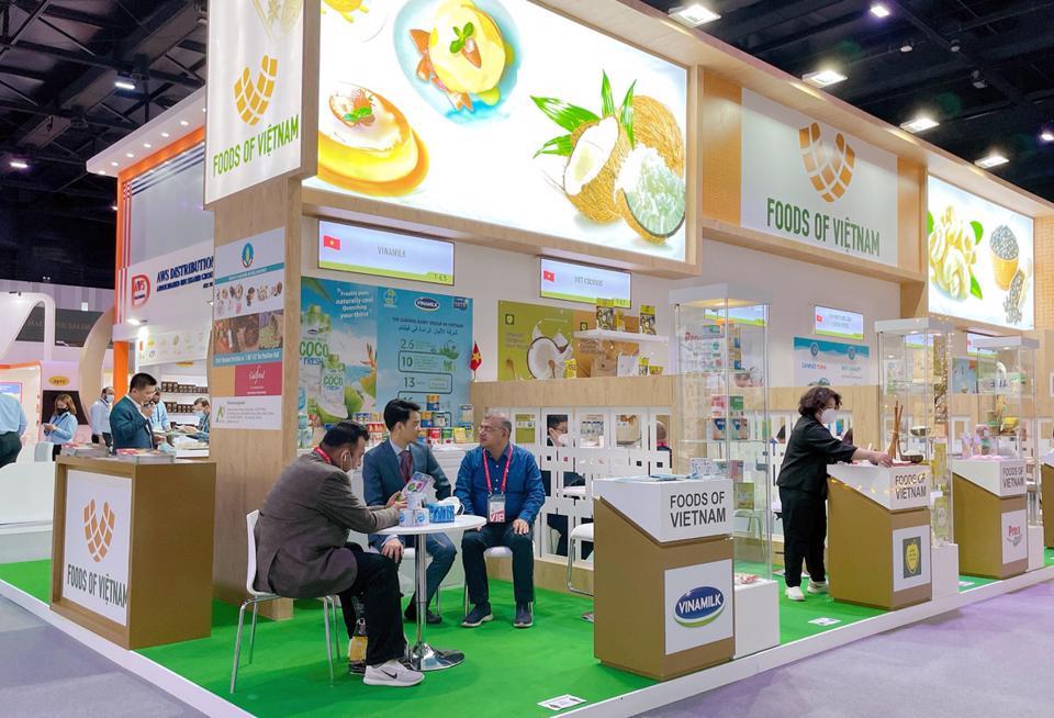 Vinamilk là đại diện giới thiệu các sản phẩm sữa xuất khẩu tại Khu vực Foods of Vietnam.