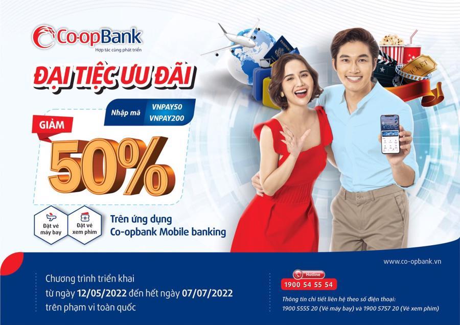 Đại tiệc ưu đãi cùng Co-opBank Mobile Banking - Báo Kinh tế đô thị