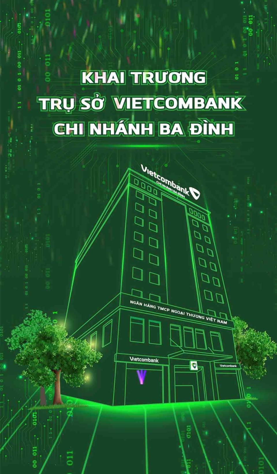 Vietcombank Ba Đình khai trương trụ sở mới - Ảnh 1