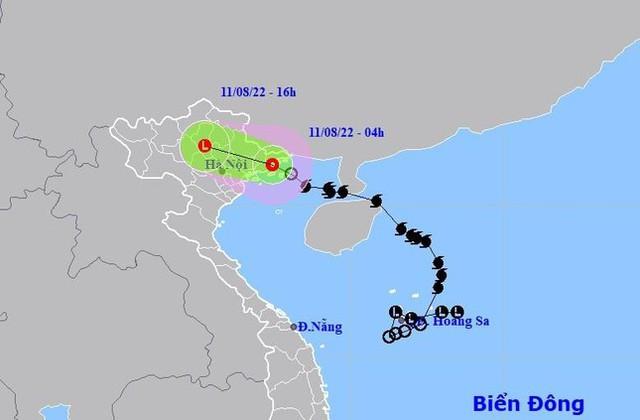 Bão số 2 suy yếu thành áp thấp nhiệt đới, các tỉnh miền Bắc, Thanh Hóa, Nghệ An tiếp tục mưa lớn  - Ảnh 1.