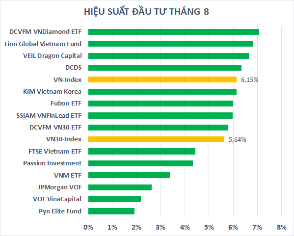 Thị trường chứng khoán hồi phục, các quỹ đầu tư lớn bớt lỗ sau tháng 8 - Ảnh 1.