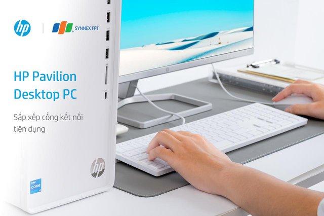 Desktop HP Pavilion PC: Thiết kế hiện đại, nâng tầm trải nghiệm người dùng - Ảnh 2. Desktop HP Pavilion PC: Thiết kế hiện đại, nâng tầm trải nghiệm người dùng - Ảnh 2.