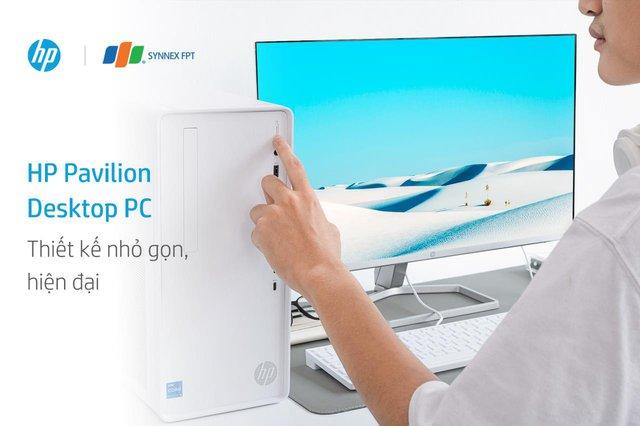 Desktop HP Pavilion PC: Thiết kế hiện đại, nâng tầm trải nghiệm người dùng - Ảnh 1. Desktop HP Pavilion PC: Thiết kế hiện đại, nâng tầm trải nghiệm người dùng - Ảnh 1.