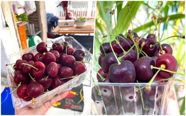 Cherry nhập khẩu rớt giá quá nửa, bà nội trợ đua nhau mua - Ảnh 1.