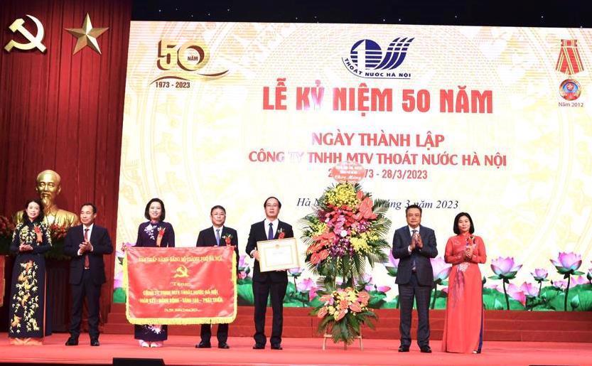 Kỷ niệm 50 năm ngày thành lập Công ty Thoát nước Hà Nội - Ảnh 1