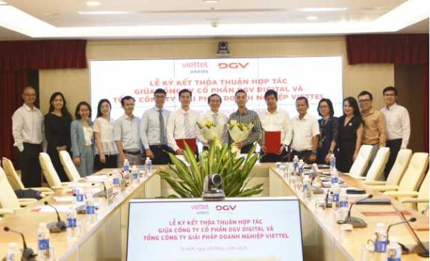 DGV Digital và Viettel Solutions ký kết hợp tác chiến lược - Ảnh 1. DGV Digital và Viettel Solutions ký kết hợp tác chiến lược - Ảnh 1.