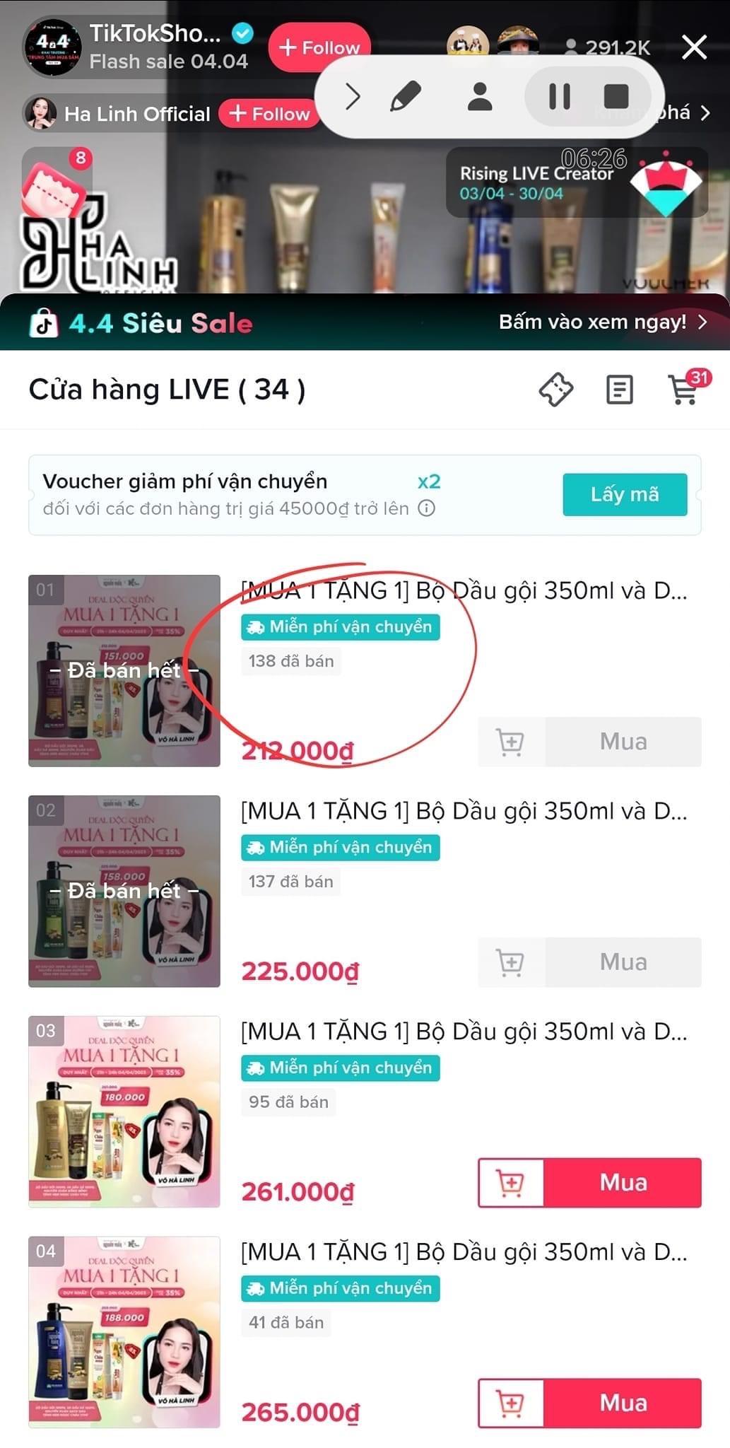 Vụ 'chiến thần tóp tóp' bán dầu gội 18k: Bẻ lái bất ngờ trong livestream, bị netizen trách PR lố  - Ảnh 4.