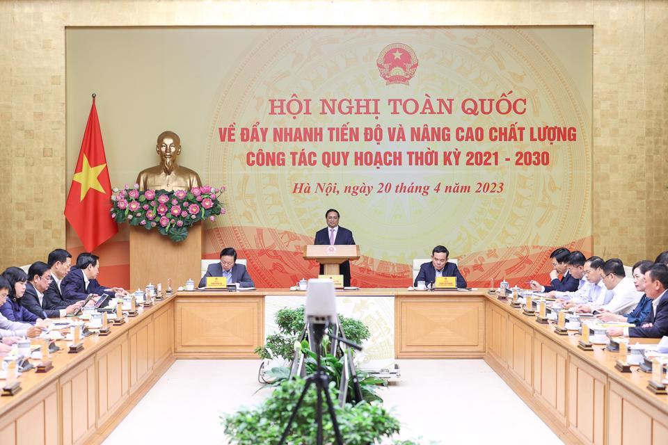 Hội nghị toàn quốc đẩy nhanh tiến độ, nâng cao chất lượng công tác quy hoạch.