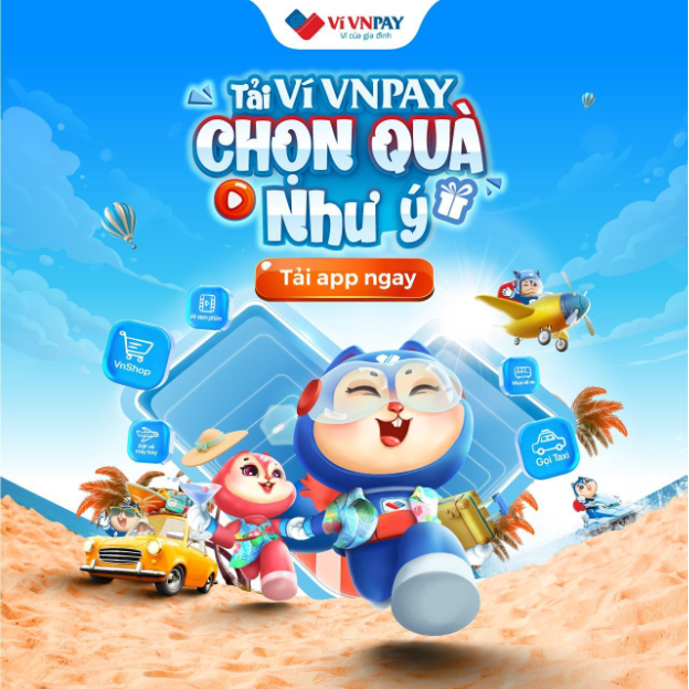 Ví VNPAY tặng bạn mới quà du lịch, mua sắm tới 1 triệu đồng - Ảnh 1. Ví VNPAY tặng bạn mới quà du lịch, mua sắm tới 1 triệu đồng - Ảnh 1.