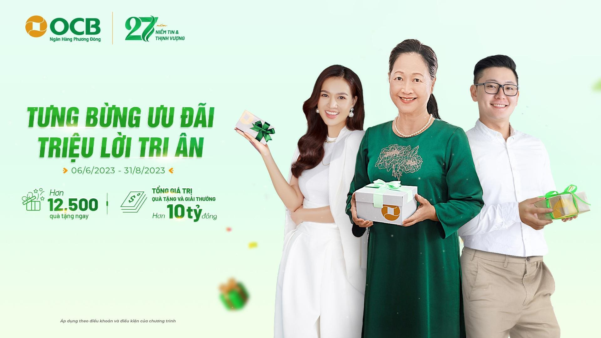 OCB dành hơn 12.000 quà tặng cùng nhiều hoạt động đặc biệt nhân dịp sinh nhật - Ảnh 1.