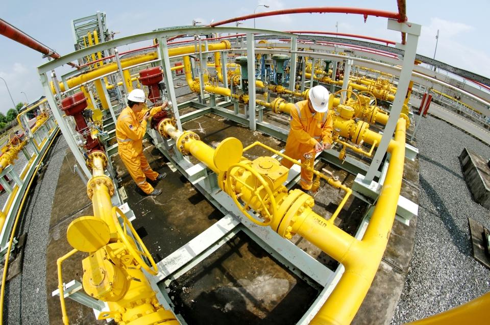 Hoạt động khai thác dầu khí của Petrovietnam. Ảnh minh họa