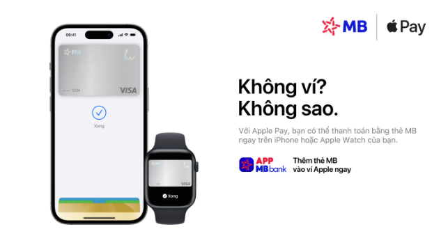 Ngân hàng TMCP Quân Đội (MB) giới thiệu Apple Pay đến khách hàng - Ảnh 1.