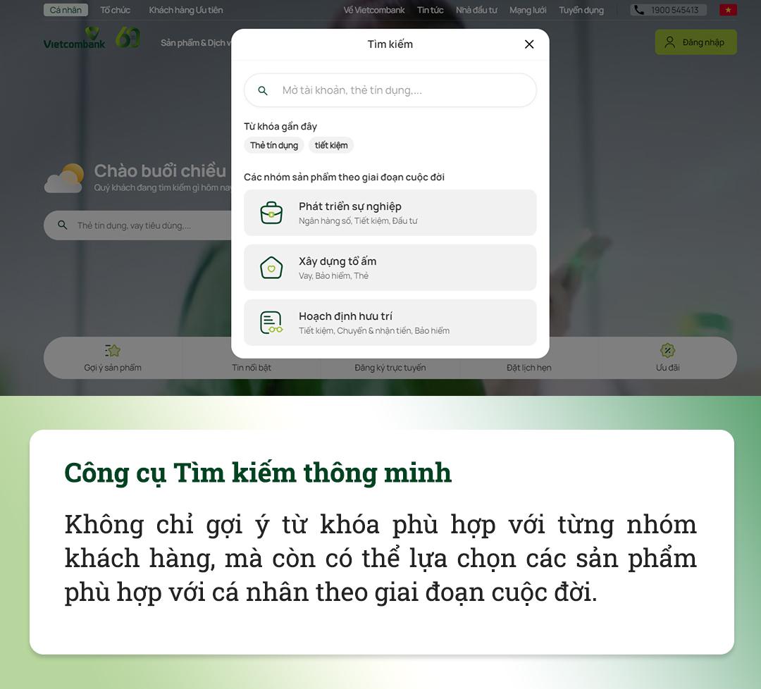 Vietcombank ra mắt website hoàn toàn mới: Hiện đại, thông minh và thân thiện với người dùng - Ảnh 5.