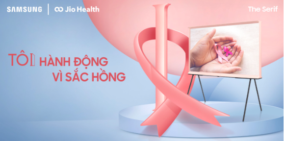 Samsung và Jio Health đồng hành nâng cao nhận thức ung thư vú với TV The Serif - Ảnh 1.