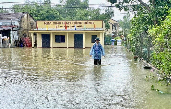 Các tỉnh, TP miền Trung đang có mưa trở lại.