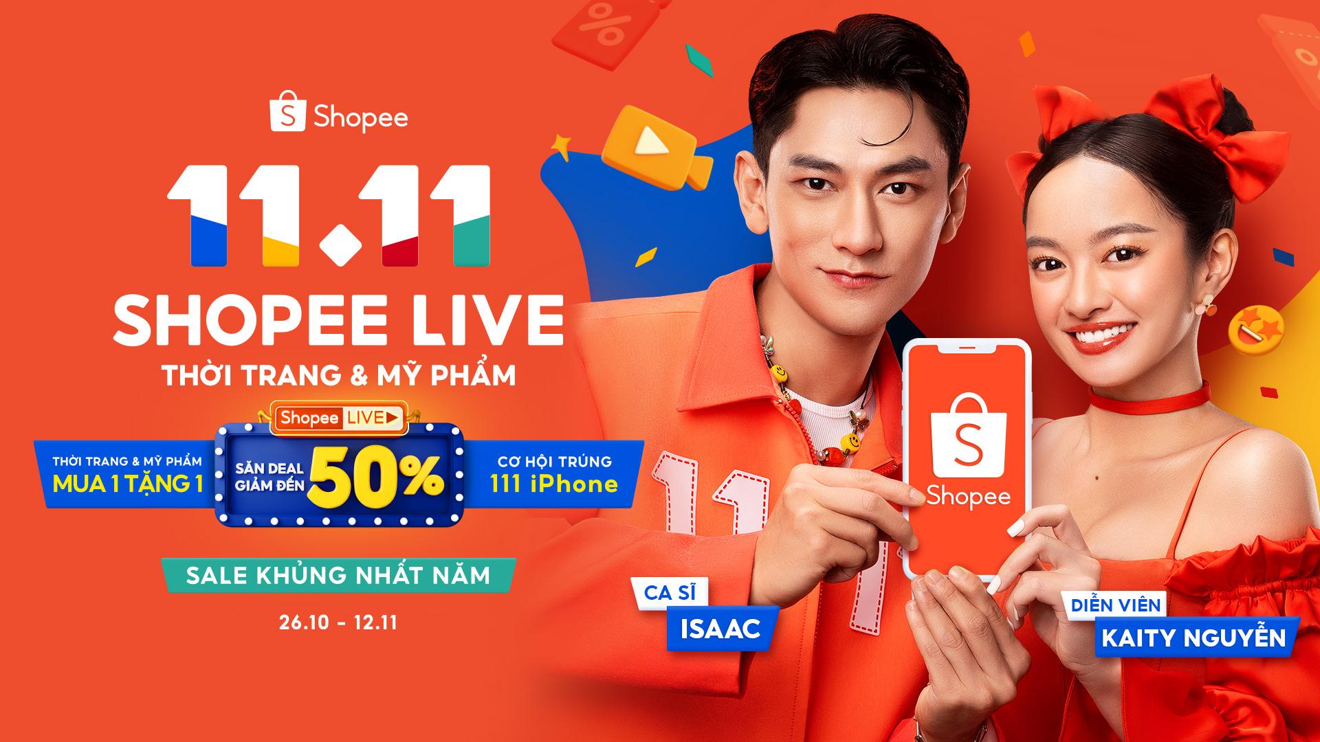 Shopee Live tăng trưởng ấn tượng, Shopee tiếp tục tung ưu đãi trong chuỗi livestream 11 ngày - Ảnh 1.