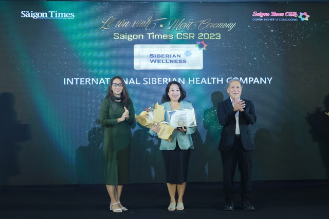 Siberian Wellness tiếp tục được vinh danh “Doanh nghiệp vì cộng đồng – Saigon Times CSR 2023” - Ảnh 1.