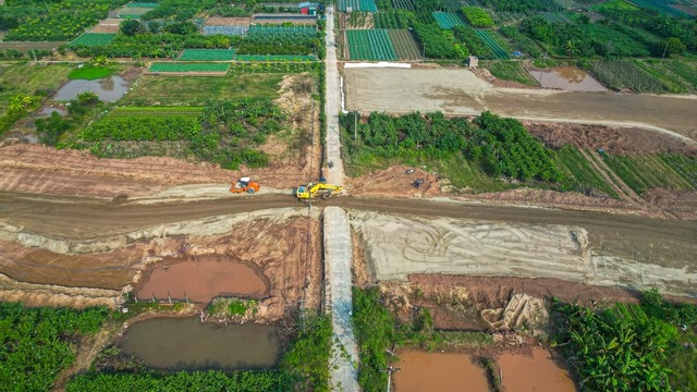 Những dự án đang chạy đua với thời gian giúp đưa huyện phía Tây Hà Nội lên quận trong năm tới - Ảnh 5.