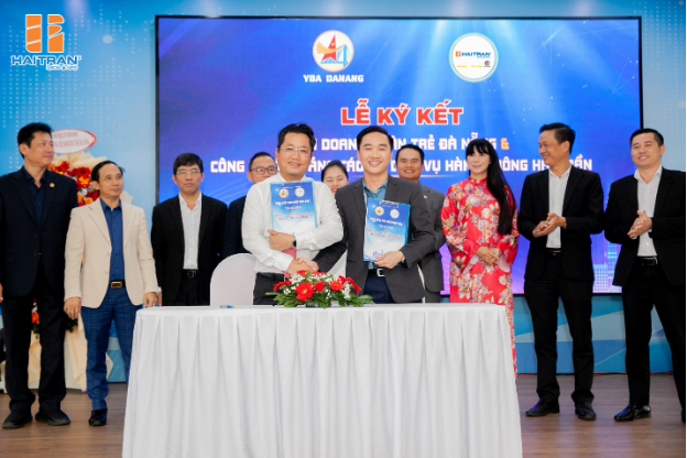 Hai Tran Media & Airs ký kết hợp tác với Hội Doanh nhân trẻ Đà Nẵng - Ảnh 1.