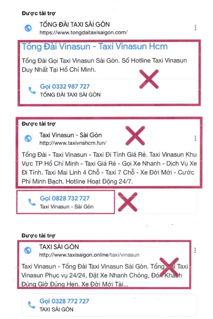 Vinasun cảnh báo về vấn nạn giả mạo taxi Vinasun, đã khởi kiện một công ty vì vi phạm quyền sở hữu trí tuệ - Ảnh 3.