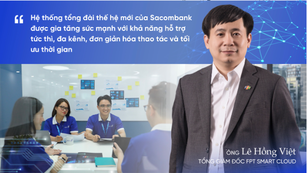 Sacombank bắt tay cùng FPT Smart Cloud, BaseBS xây dựng tổng đài AI thế hệ mới - Ảnh 1.