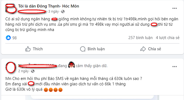 Nhiều khách hàng kêu khóc vì phí SMS banking tăng sốc - Ảnh 2.