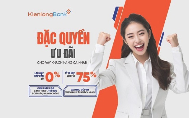 Ngập tràn đặc quyền ưu đãi cho vay dành cho KHCN tại KienlongBank