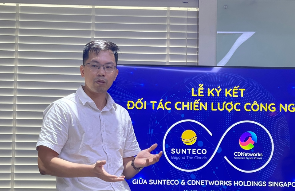 Giám đốc Công ty CP SUNTECO Nguyễn Lê Châu. Ảnh: Khắc Kiên