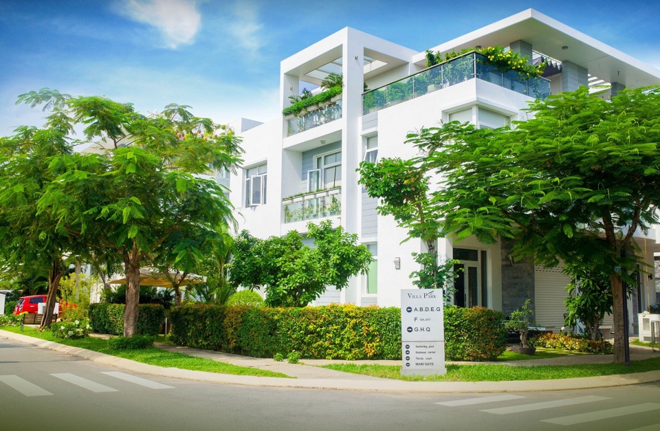 Một góc xanh dự án Villa Park do MIK Group phát triển tại TP Hồ Chí Minh.